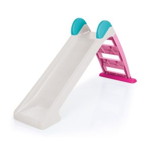 Dolu Waterglijbaan 72x133x45 cm Wit/Roze/Blauw