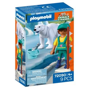 Playmobil 72090 Animals & Friends Dierentuin IJsbeer en Dierenverzorger
